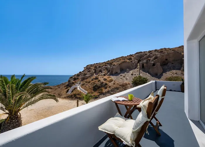 빌라 α Peaceful Seafront Escape In Santorini- Sonus Mare Vourvoúlos
